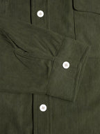 Camisa El Estanciero · Pana Canalada con Paneles de Cuero