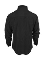 Camisa El Estanciero · Pana Canalada con Paneles de Cuero