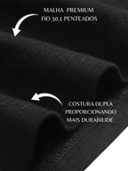 Camiseta Malha Premium | Toque de Algodão Soft