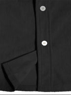 Camisa El Estanciero · Pana Canalada con Paneles de Cuero